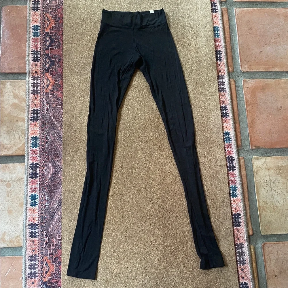 Lunya Black Leggings Cotton Xs - Picture 2 of 4